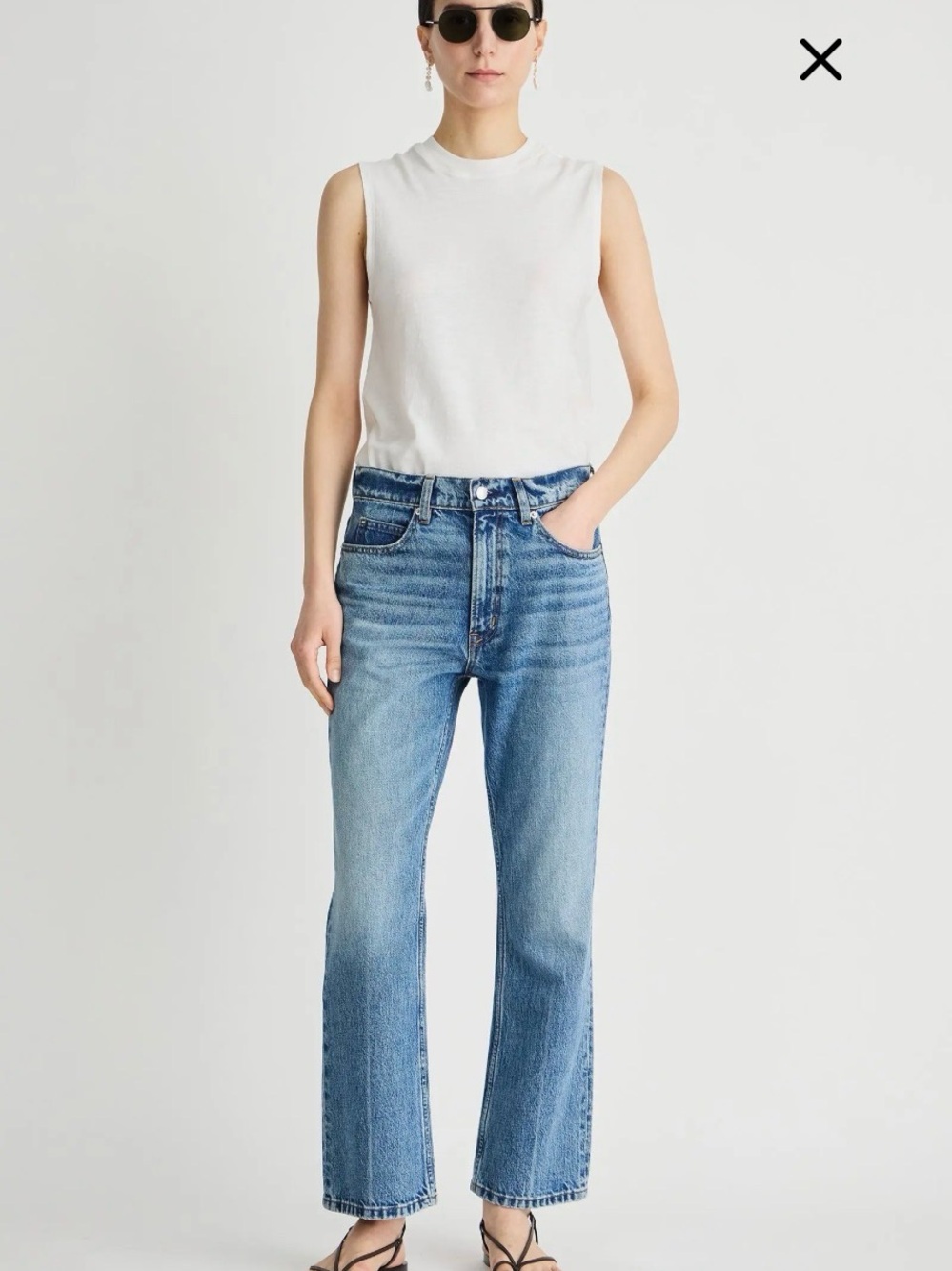 Apiece Apart Renee kick flare hermosa wash size 26